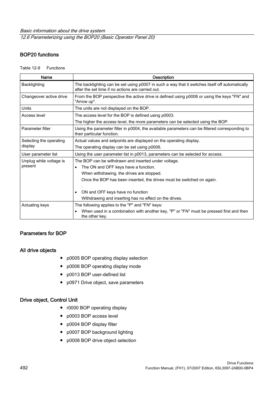 Efficient Networks Siemens Sinamics S120 User Manual | Page 492 / 560