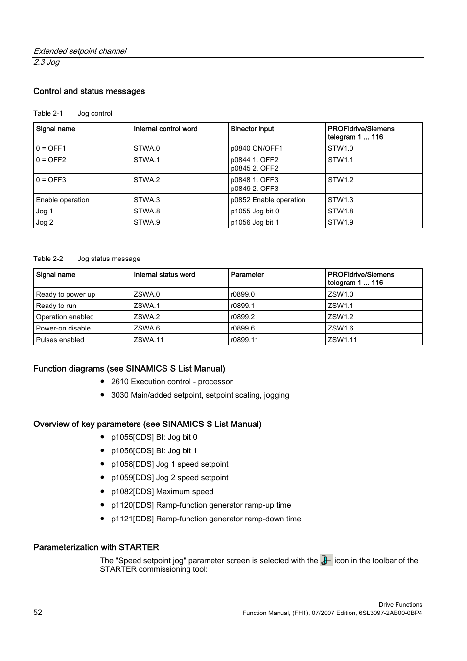 Efficient Networks Siemens Sinamics S120 User Manual | Page 52 / 560