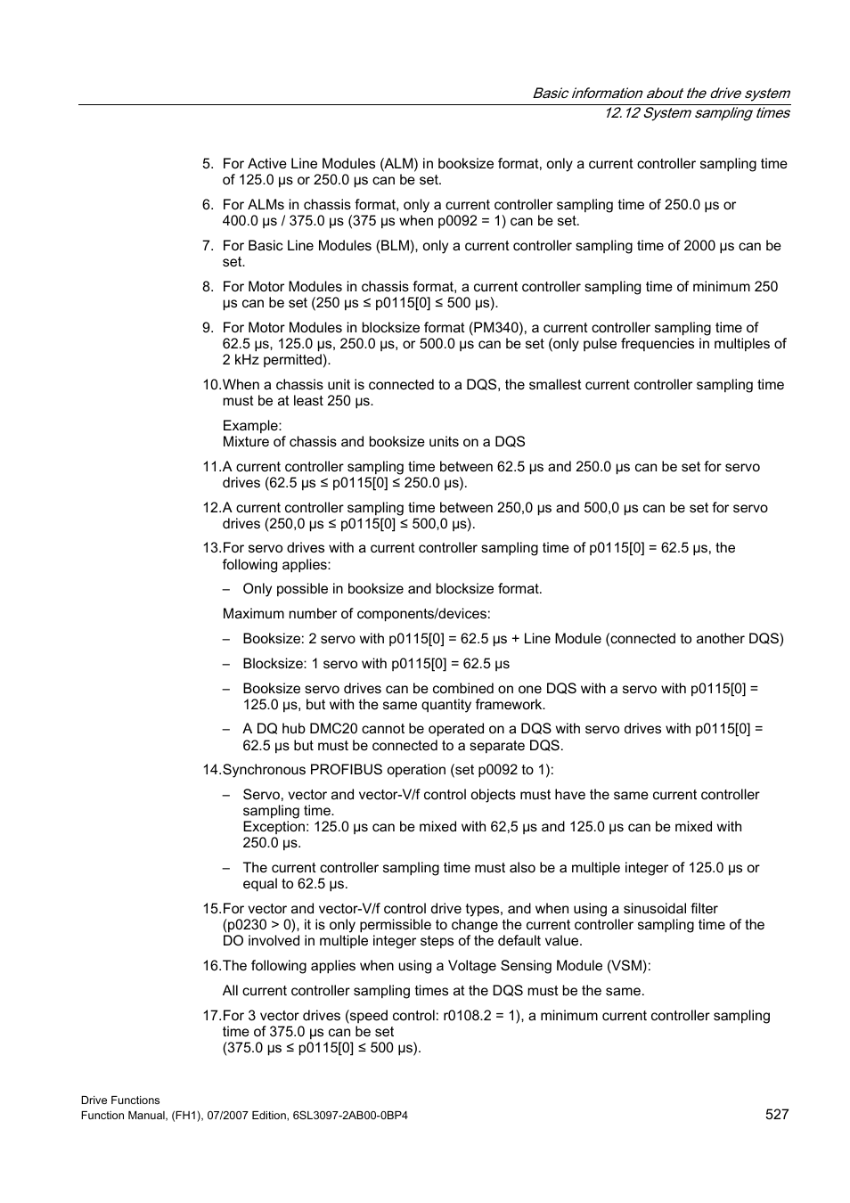 Efficient Networks Siemens Sinamics S120 User Manual | Page 527 / 560