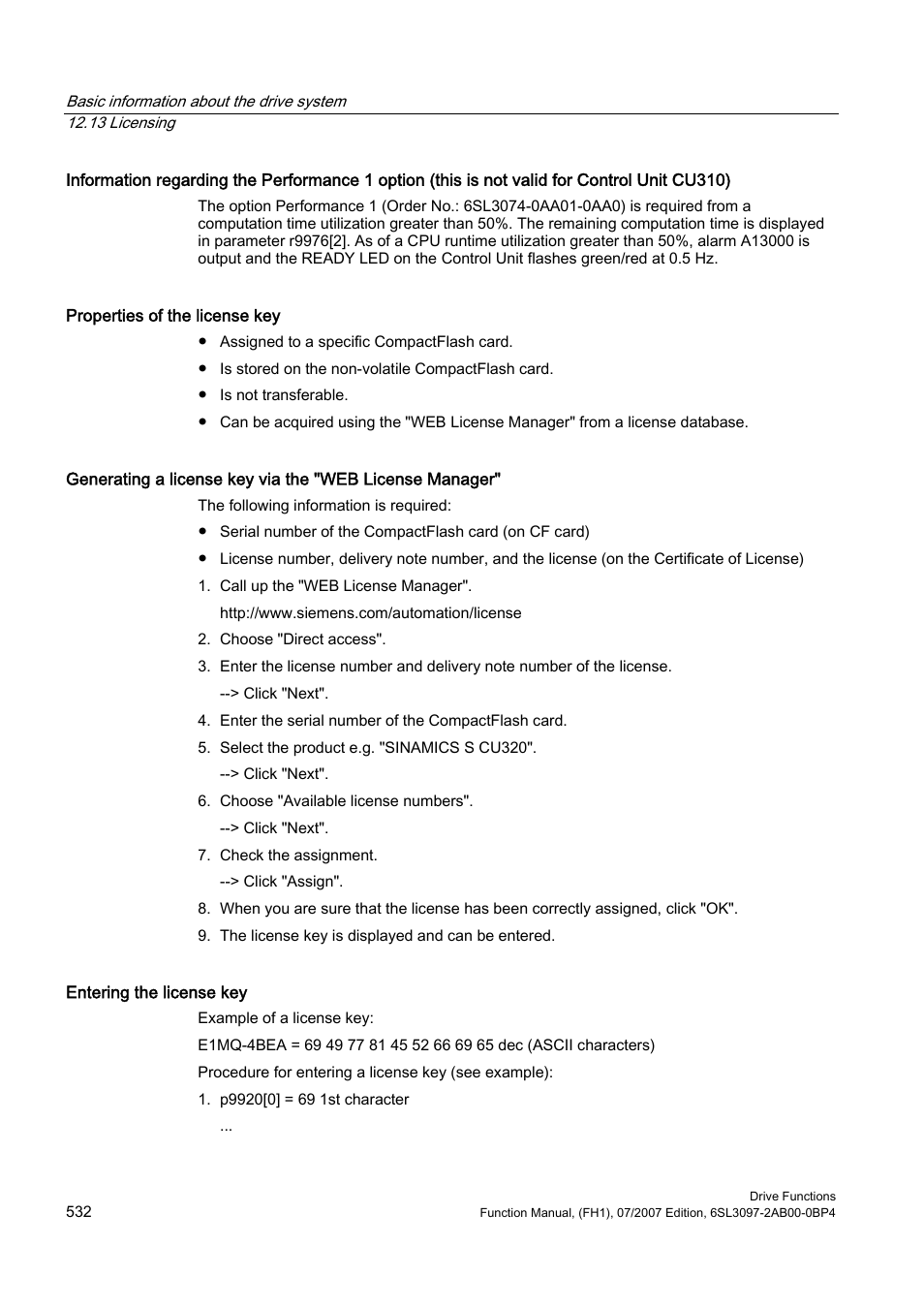 Efficient Networks Siemens Sinamics S120 User Manual | Page 532 / 560
