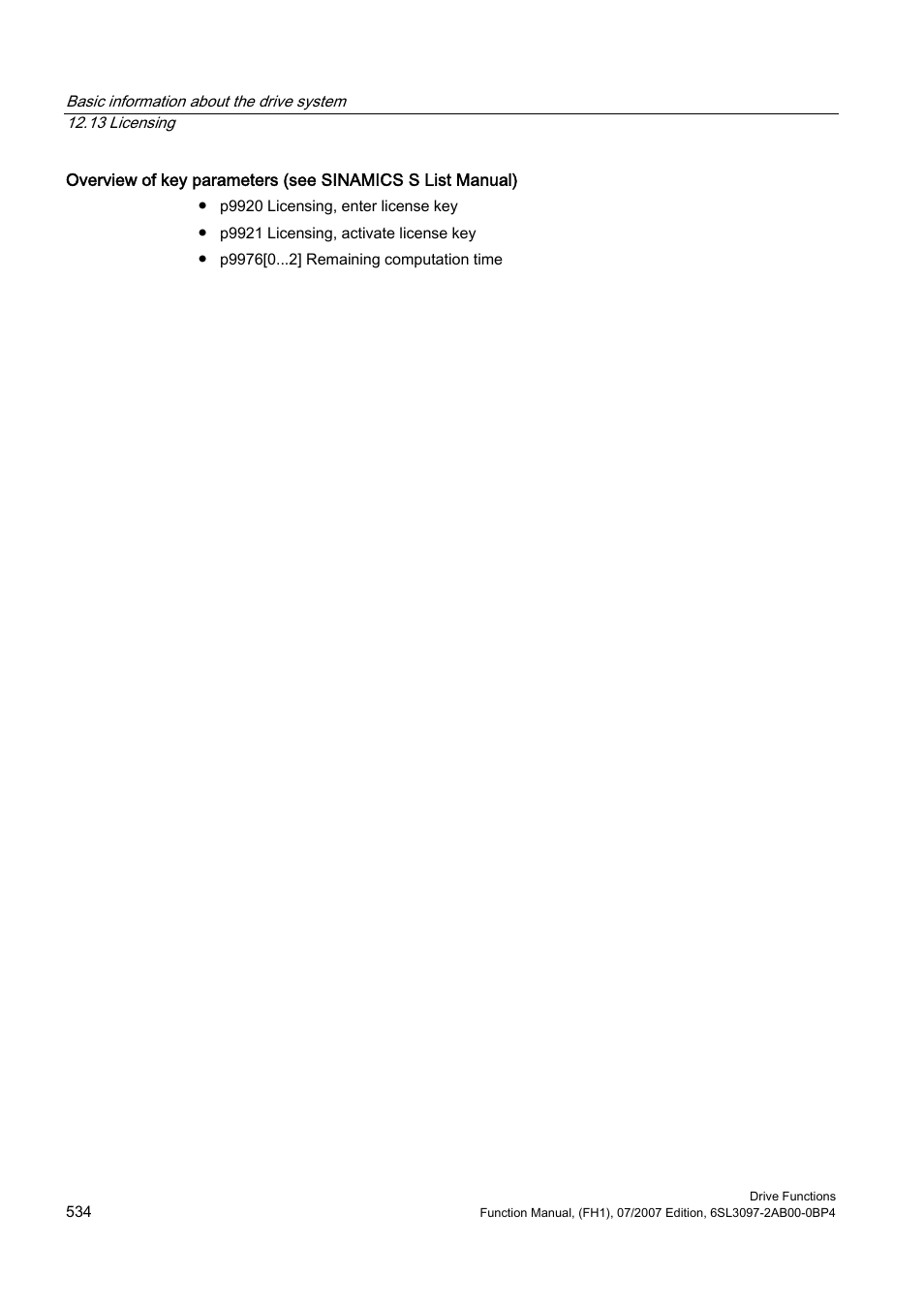 Efficient Networks Siemens Sinamics S120 User Manual | Page 534 / 560