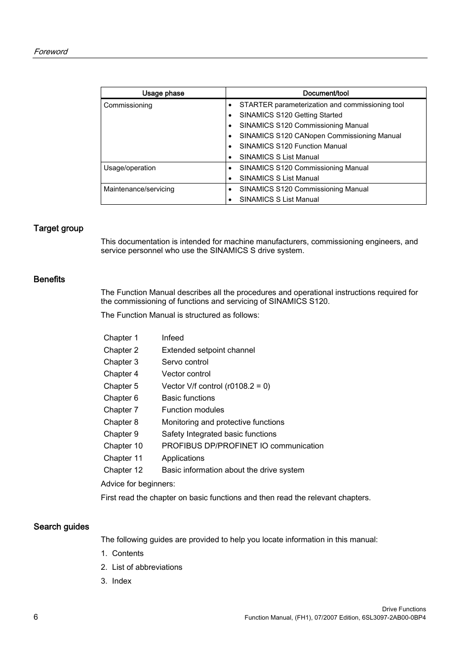 Efficient Networks Siemens Sinamics S120 User Manual | Page 6 / 560