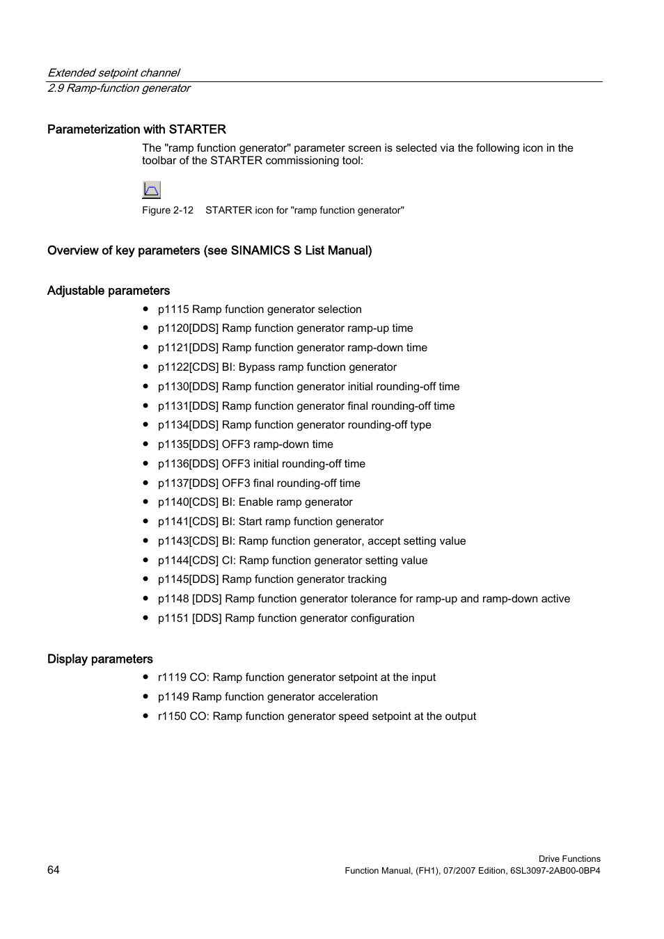 Efficient Networks Siemens Sinamics S120 User Manual | Page 64 / 560