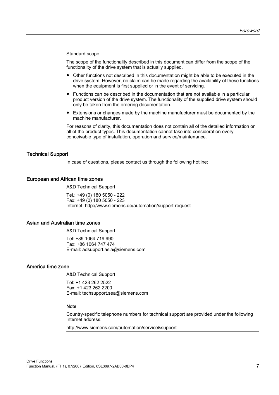 Efficient Networks Siemens Sinamics S120 User Manual | Page 7 / 560