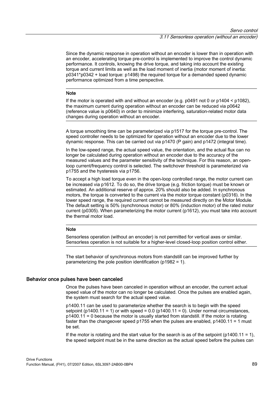 Efficient Networks Siemens Sinamics S120 User Manual | Page 89 / 560