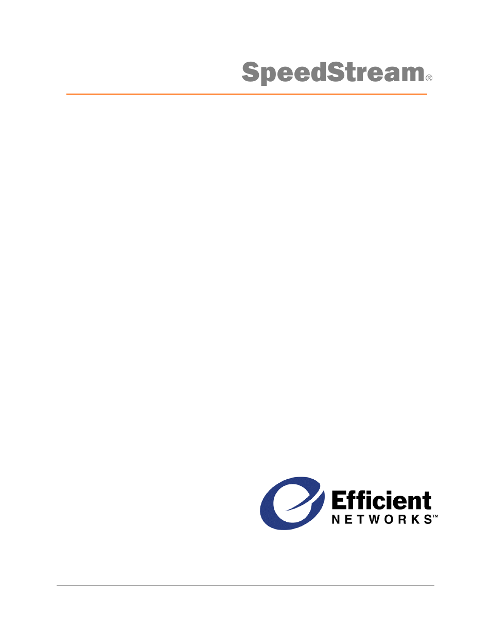 Efficient Networks SpeedStream 5667 User Manual | 55 pages