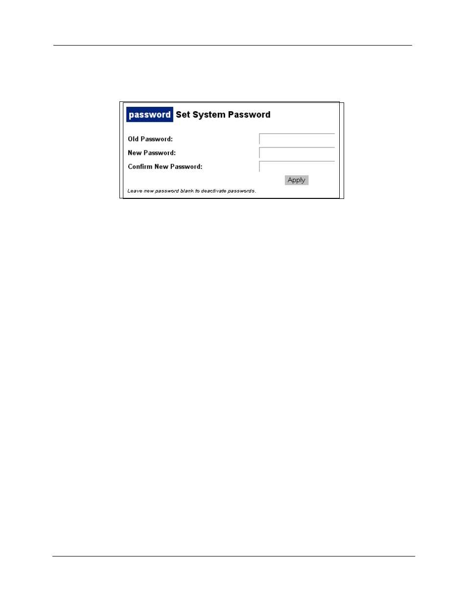 System password, Configuration procedures | Efficient Networks SpeedStream 5667 User Manual | Page 30 / 55