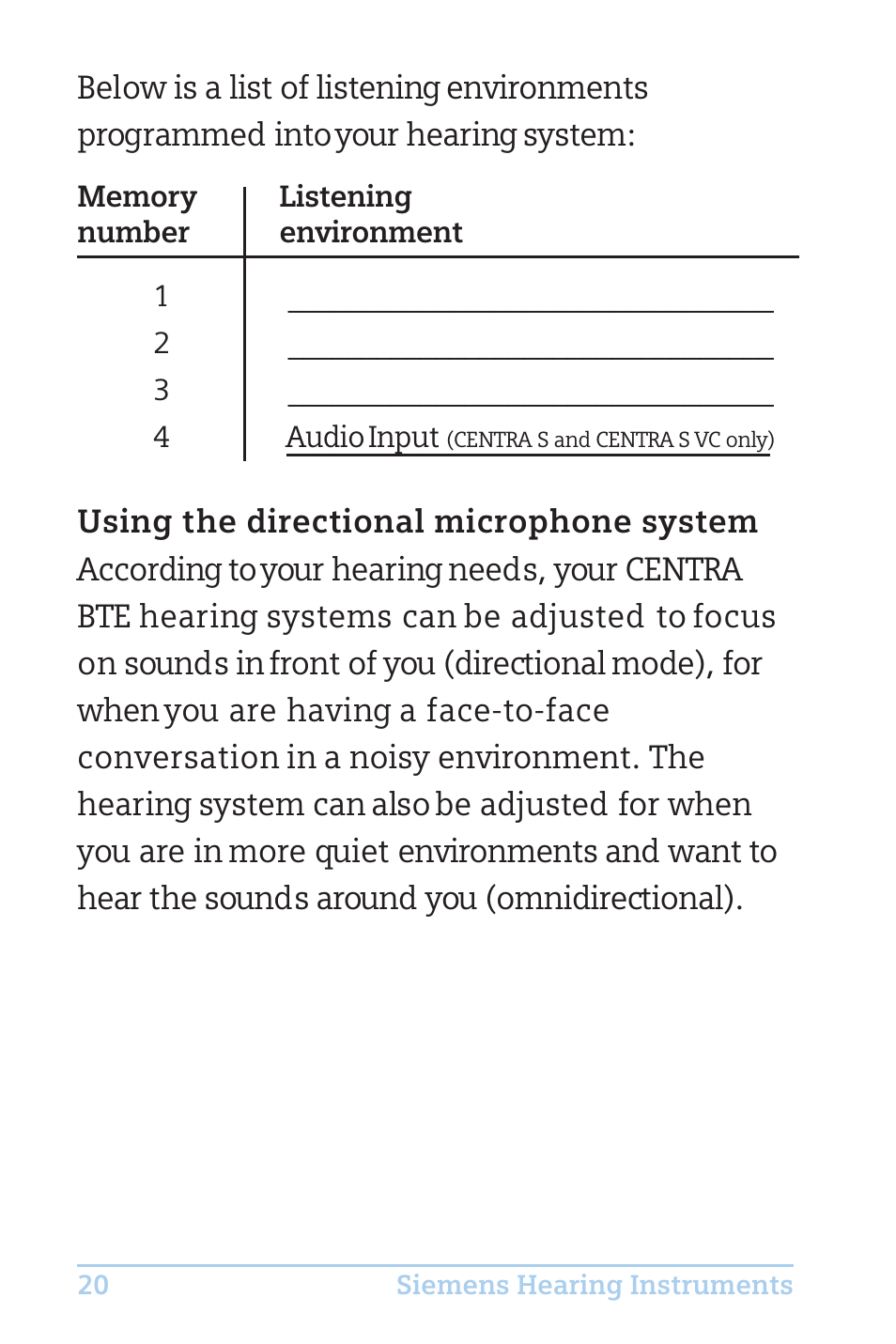 Efficient Networks CENTRA S User Manual | Page 22 / 36