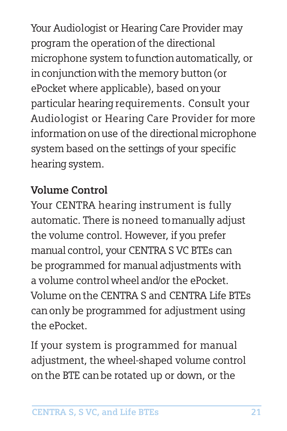Efficient Networks CENTRA S User Manual | Page 23 / 36