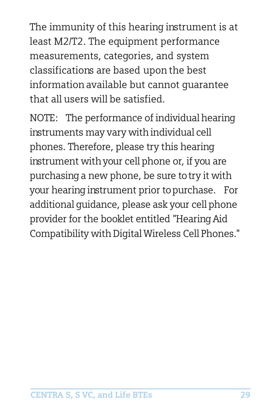 Efficient Networks CENTRA S User Manual | Page 31 / 36