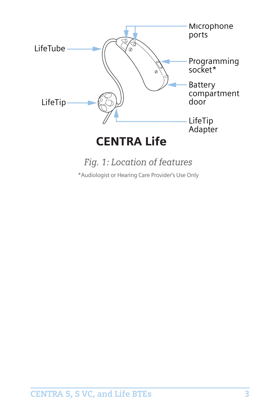 Centra life | Efficient Networks CENTRA S User Manual | Page 5 / 36