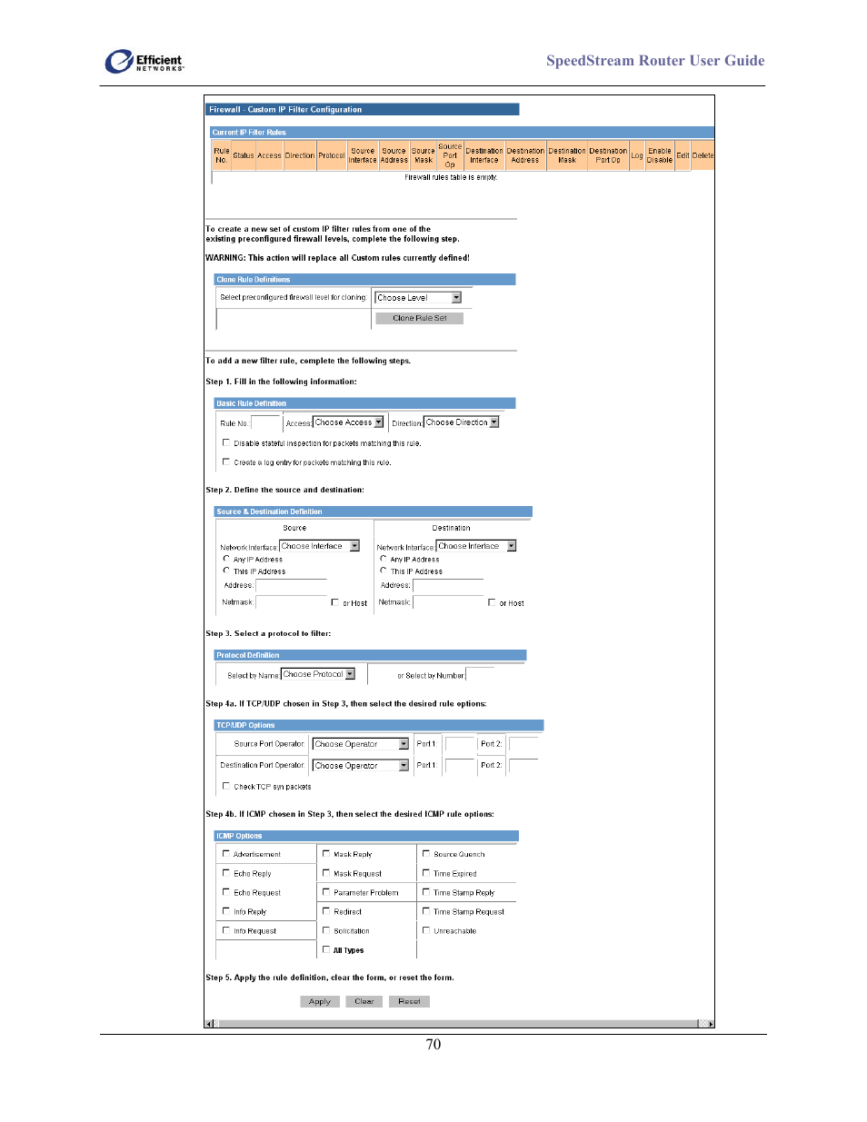 Efficient Networks 5100 User Manual | Page 80 / 129