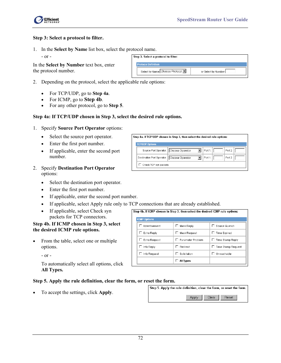 Efficient Networks 5100 User Manual | Page 82 / 129