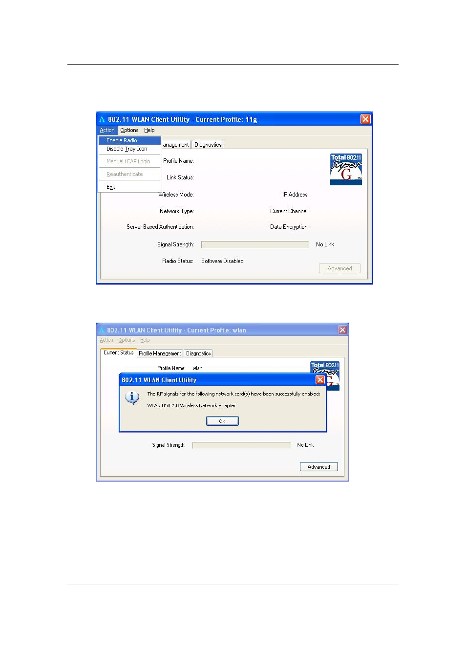 Efficient Networks EEE 802.11b/g Wireless USB 2.0 Adapter User Manual | Page 42 / 48