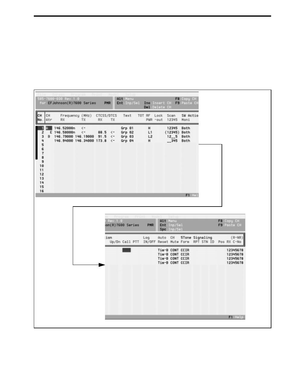 Ee figure 4-2), Figure 4-2. re | EFJohnson 764X User Manual | Page 42 / 99