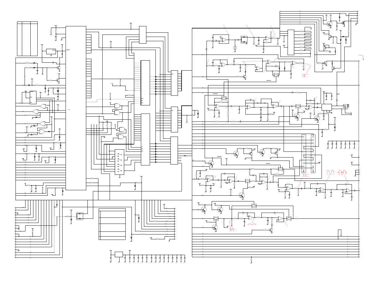 Audio/logic board schematic | EFJohnson 001-9800-001 User Manual | Page 125 / 127