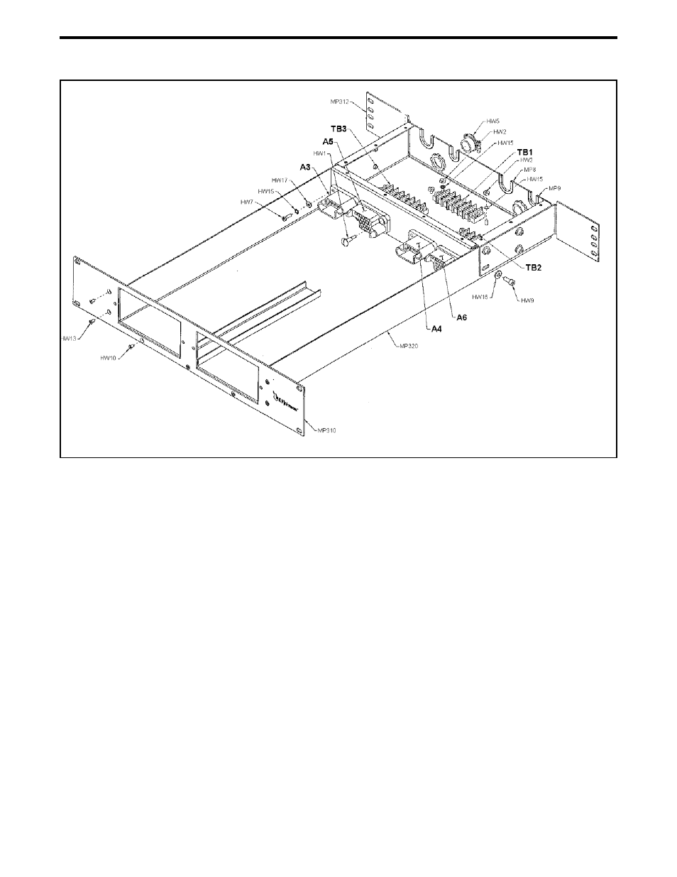 Power supply drawer -4 | EFJohnson 3000 SERIES User Manual | Page 178 / 214