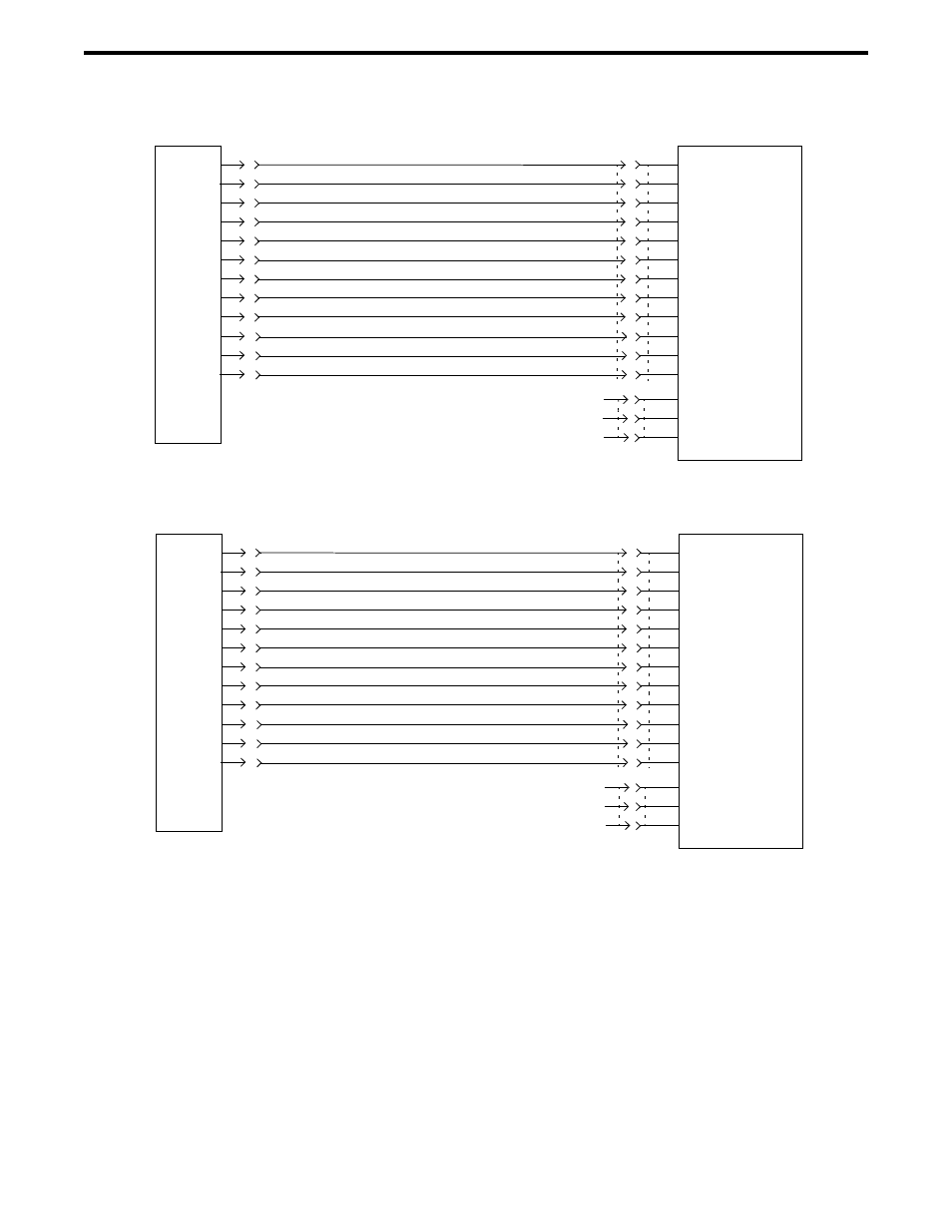 4 shelf power supply interconnect -27, Figure 4-9 2-4 shelf power supply interconnect, System rack 4-27 | Power supply position “b” backplane p33 shelf 2, Power supply position “a” backplane p33 shelf 1, Output 2 output 1 | EFJohnson 3000 SERIES User Manual | Page 53 / 214