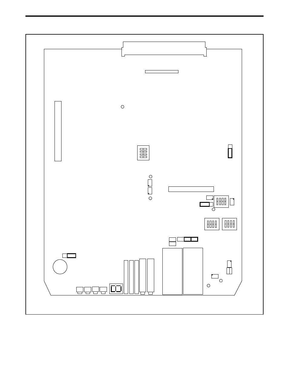 Basic board module align points diagram -12, Points diagram figure 7-2 for the location, Basic board module (bbm) 7-12 | EFJohnson 3000 SERIES User Manual | Page 74 / 214