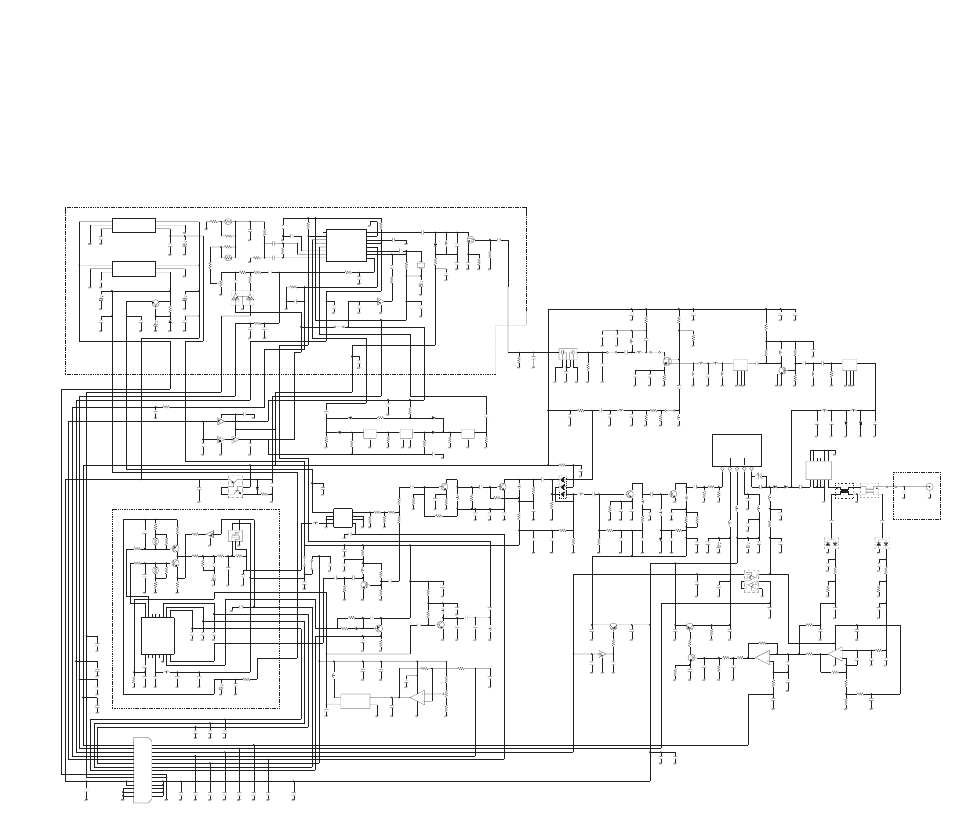 Rf board schematic, Pll board, If board | Receiver, Transmitter, Synthesizer | EFJohnson SMARTZONE 7780 User Manual | Page 105 / 116
