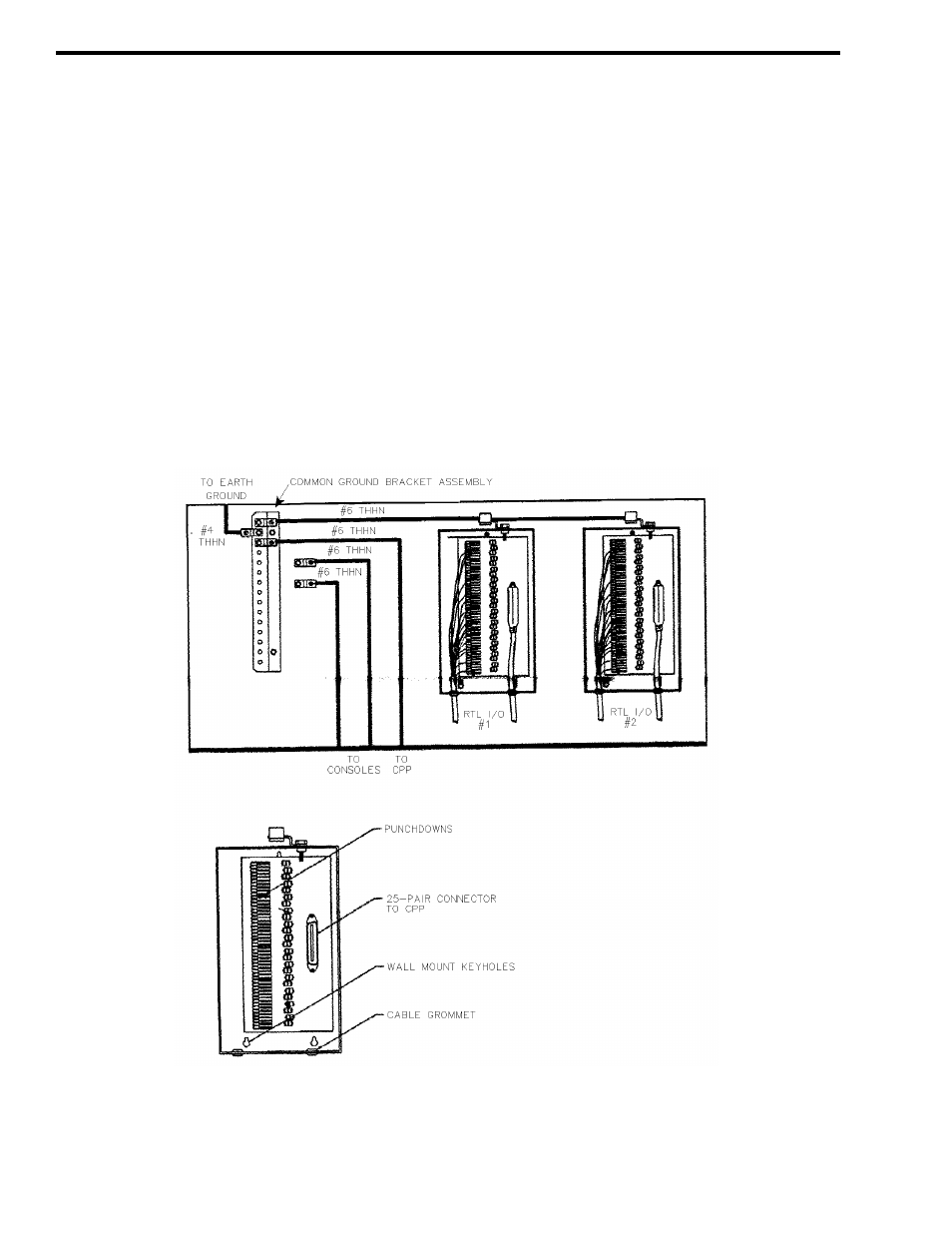 1 placement of surge arrestor boxes, 2 wall or panel board installation | EFJohnson VR-CM50 User Manual | Page 14 / 50