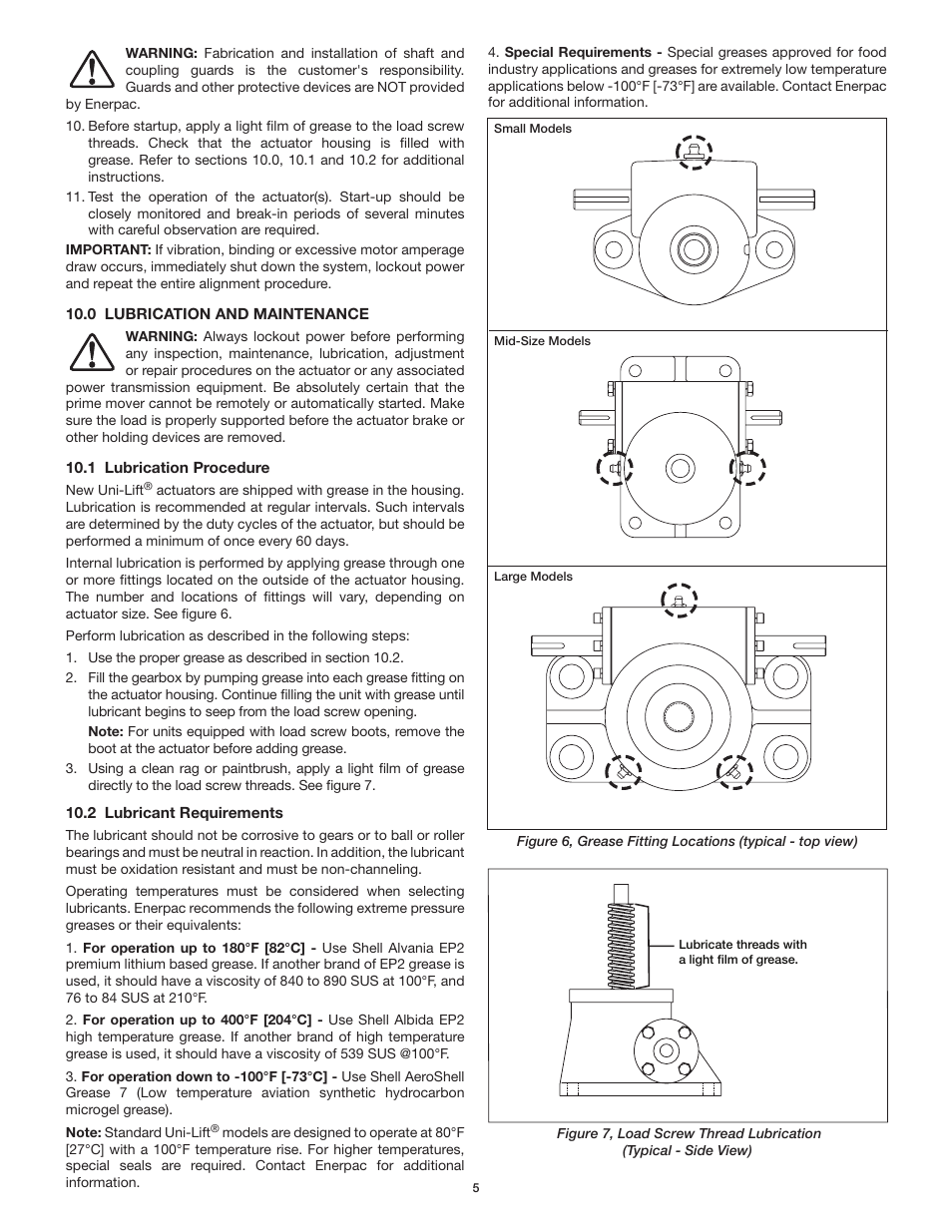Enerpac Products UNI-LIFT M User Manual | Page 5 / 10