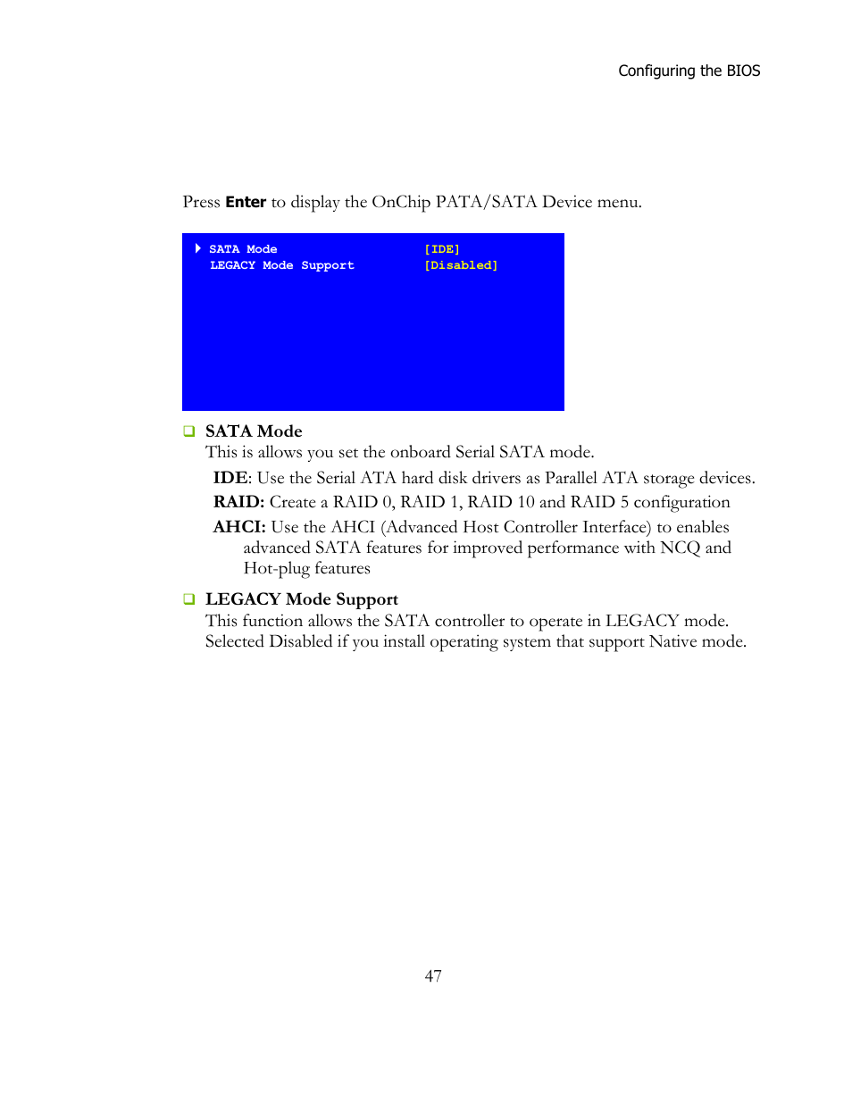 Onchip pata/sata device | EVGA 141-BL-E757 User Manual | Page 47 / 76