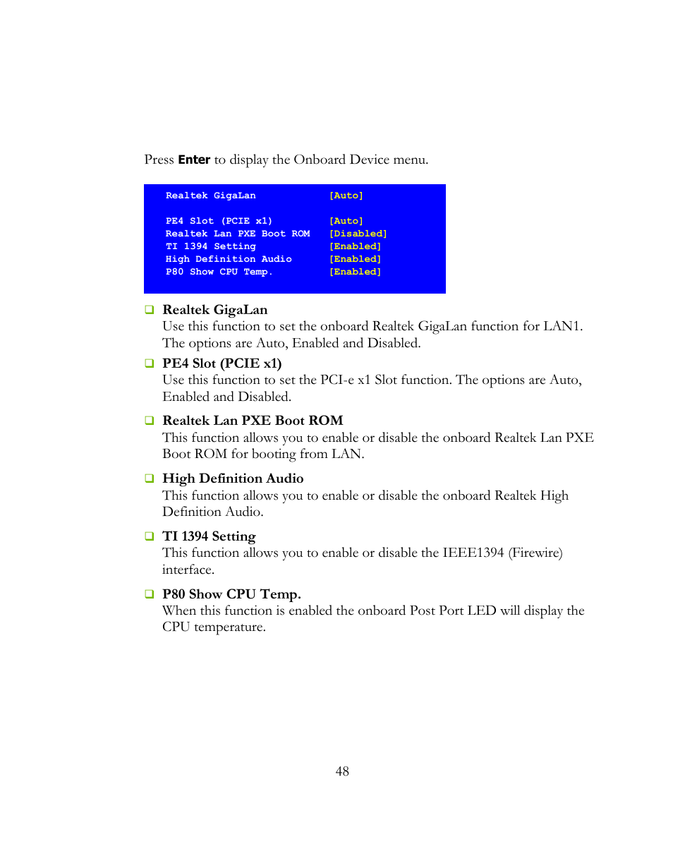 Onboard device | EVGA 141-BL-E757 User Manual | Page 48 / 76