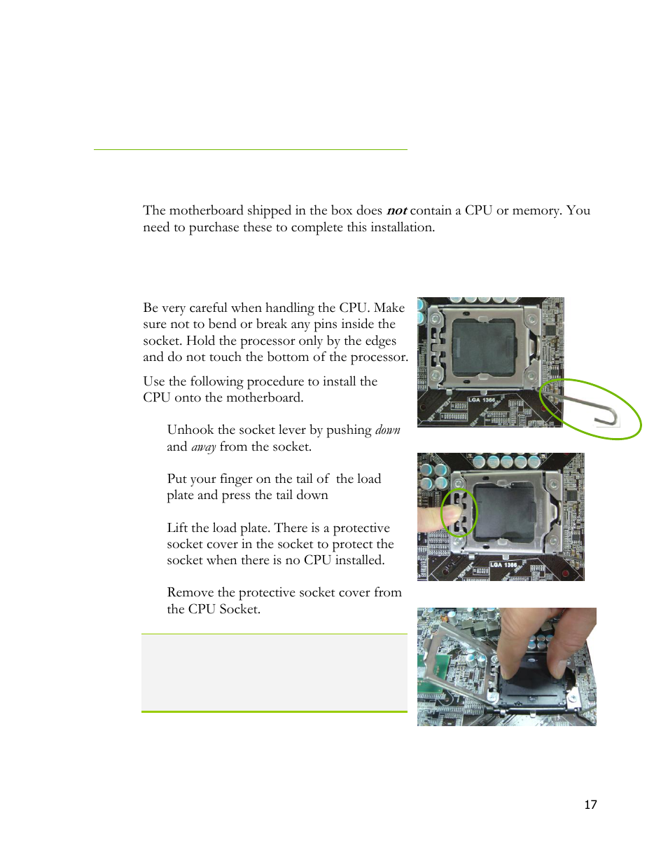 Preparing the motherboard, Installing the cpu | EVGA 170-BL-E762 User Manual | Page 15 / 84