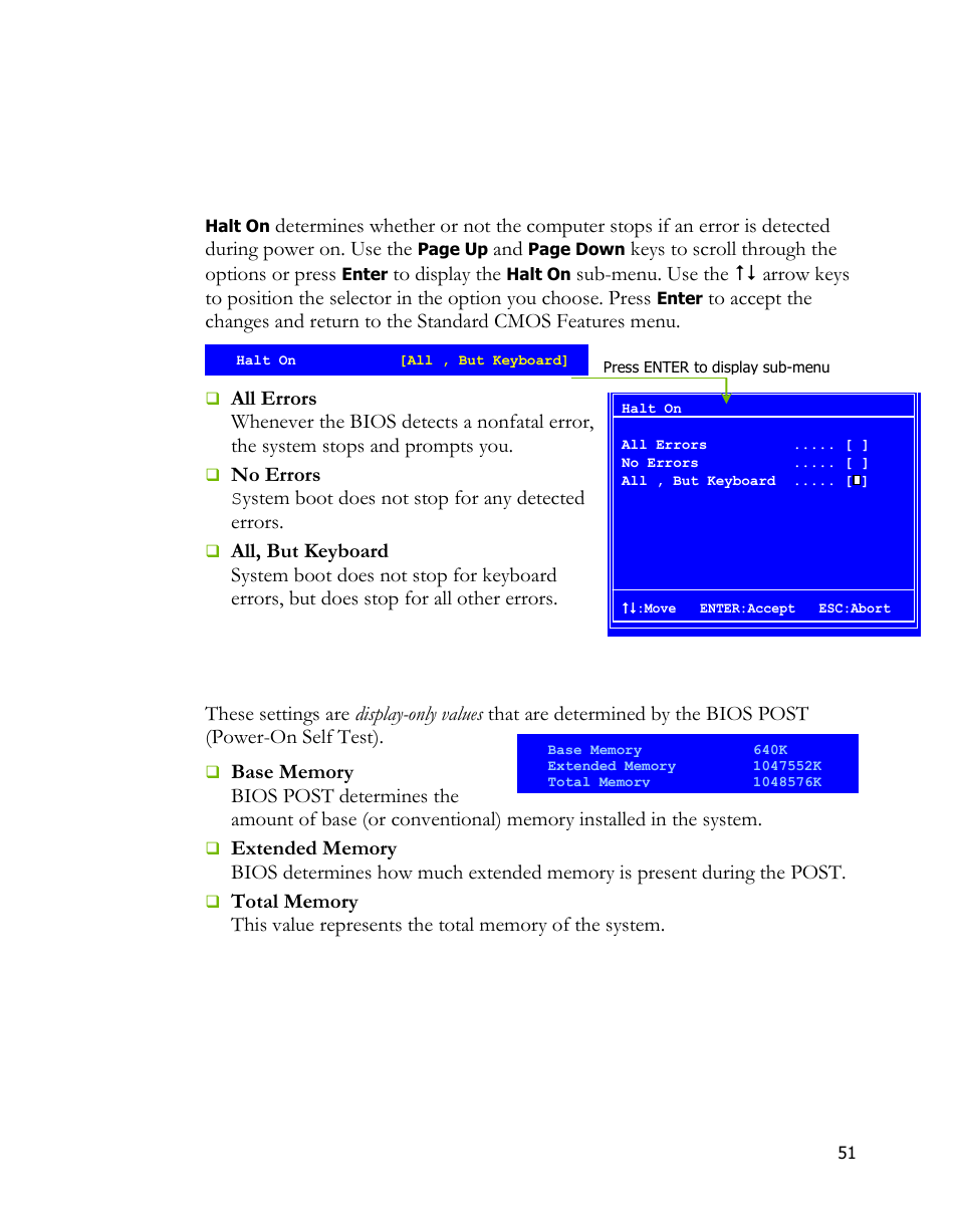 Halt on | EVGA 170-BL-E762 User Manual | Page 49 / 84