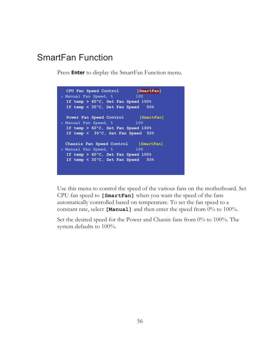 Smartfan function, Press | EVGA 121-BL-E756 User Manual | Page 55 / 74