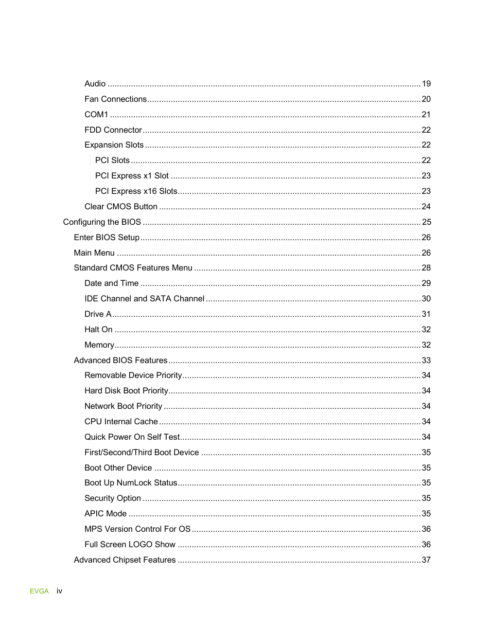 EVGA force 132-YW-E178 User Manual | Page 4 / 85