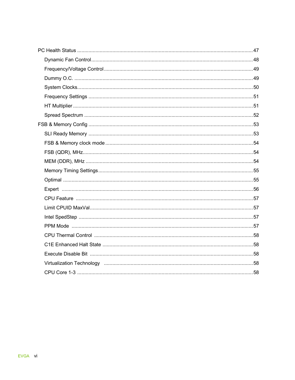 EVGA force 132-YW-E178 User Manual | Page 6 / 85