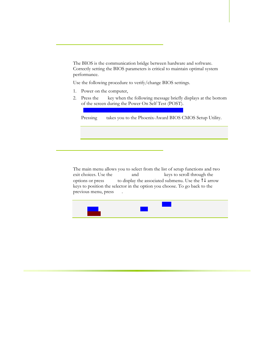 Enter bios setup, Main menu | EVGA NFORCE 650I User Manual | Page 38 / 75