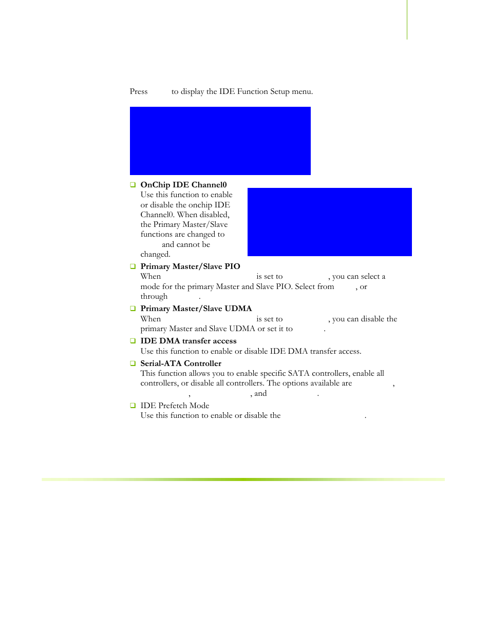 Ide function setup | EVGA NFORCE 650I User Manual | Page 64 / 75