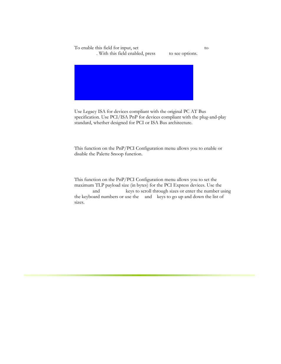 Irq resources, Pci/vga palette snoop, Maximum payload size | EVGA NFORCE 650I User Manual | Page 71 / 75