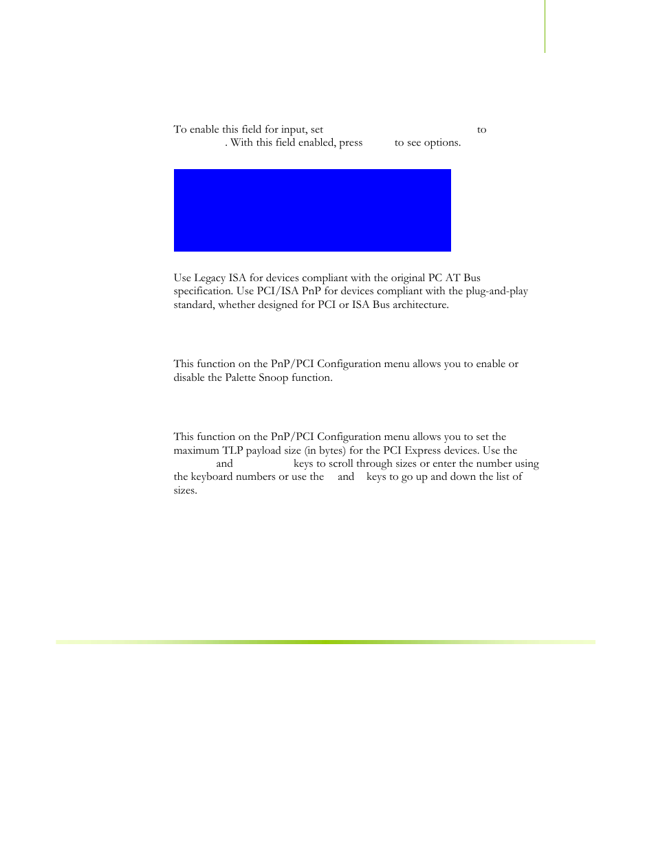 Irq resources, Pci/vga palette snoop, Maximum payload size | EVGA nForce 122-CK-NF68-XX User Manual | Page 114 / 170