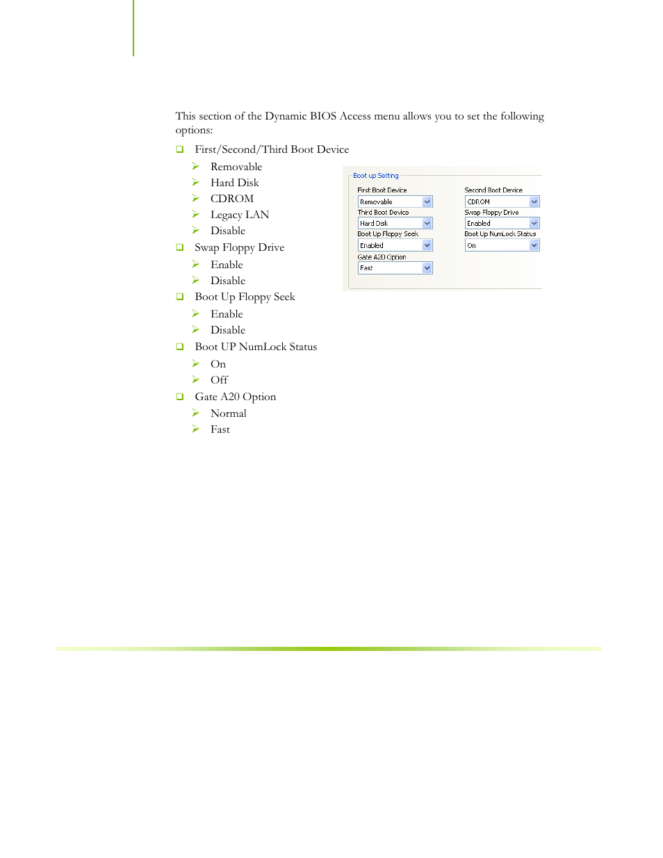 Boot up setting | EVGA nForce 122-CK-NF68-XX User Manual | Page 131 / 170