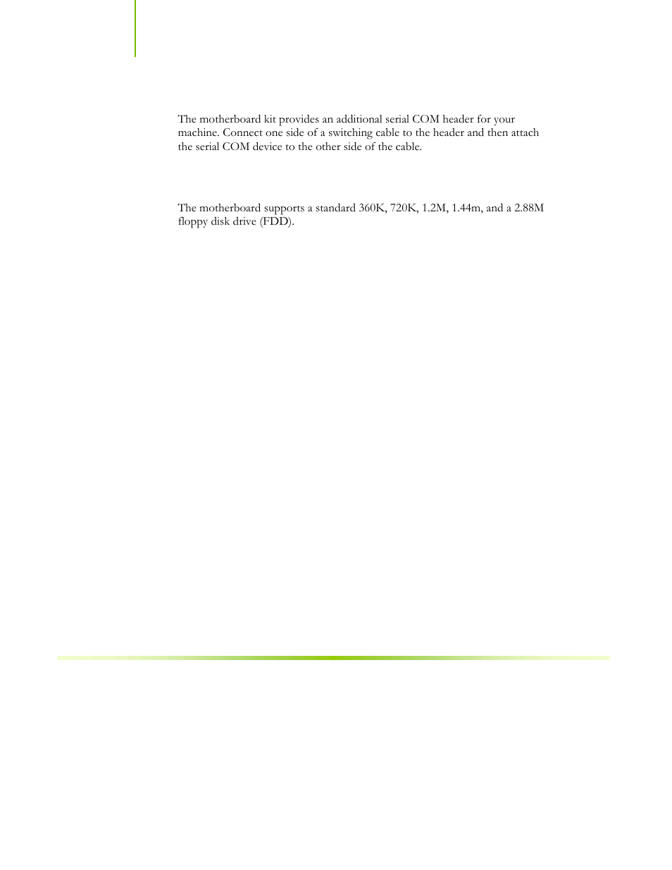 Com1 (optional), Fdd connector | EVGA nForce 122-CK-NF68-XX User Manual | Page 77 / 170