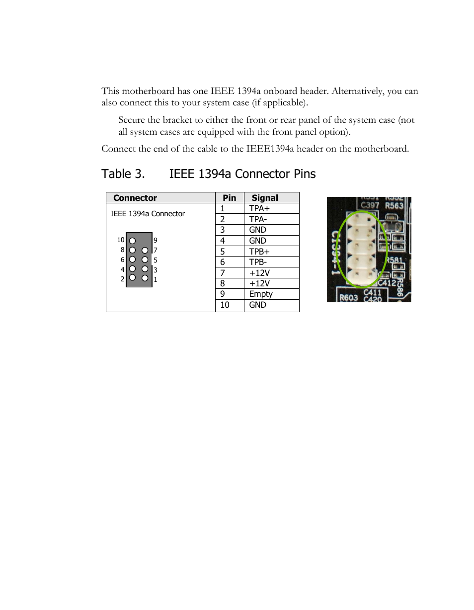 Ieee1394a (firewire) | EVGA 121-LF-E652 User Manual | Page 19 / 44