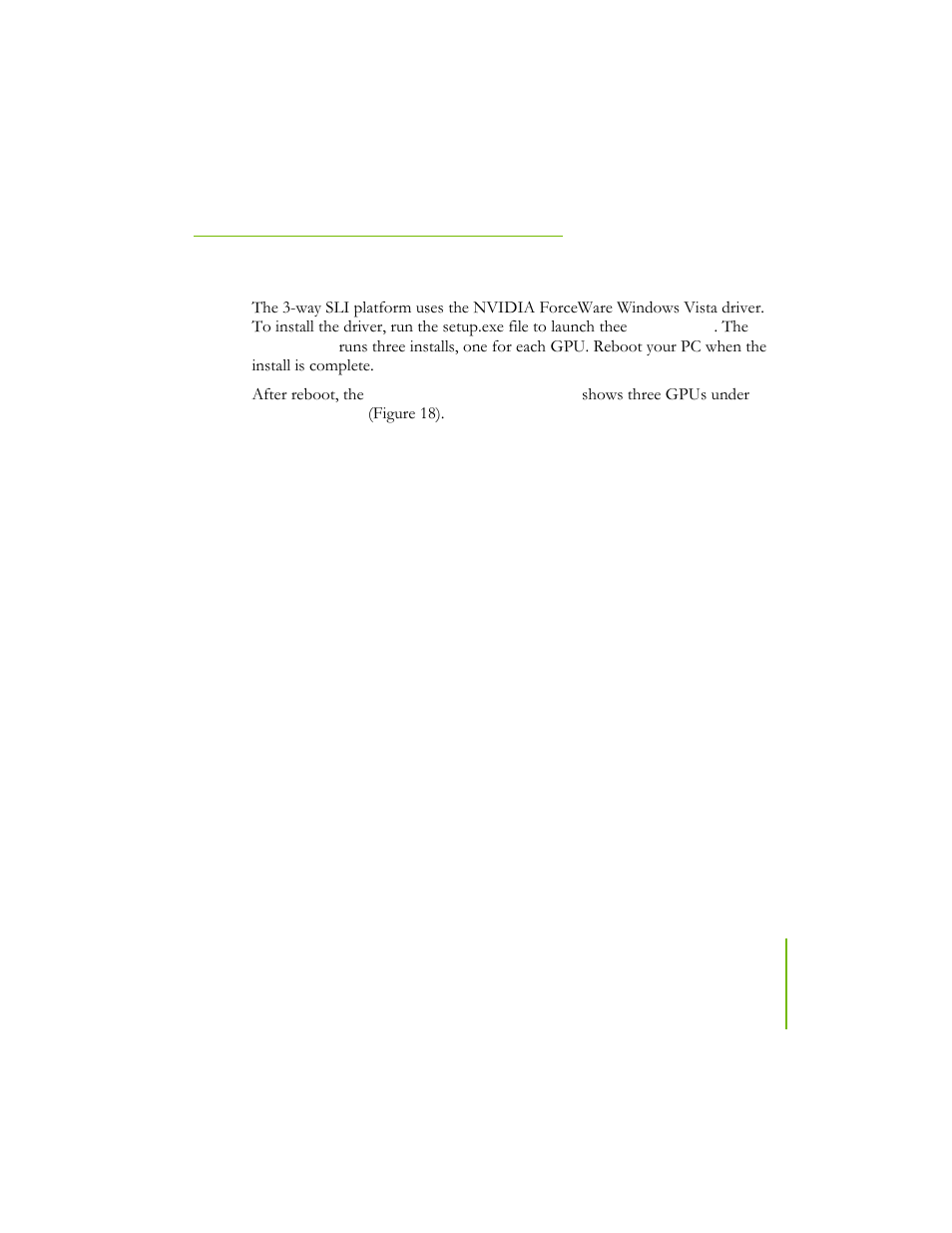 Forceware driver, Figure 17. 3-way nvidia sli connector | EVGA NFORCE 780I SLI User Manual | Page 116 / 127