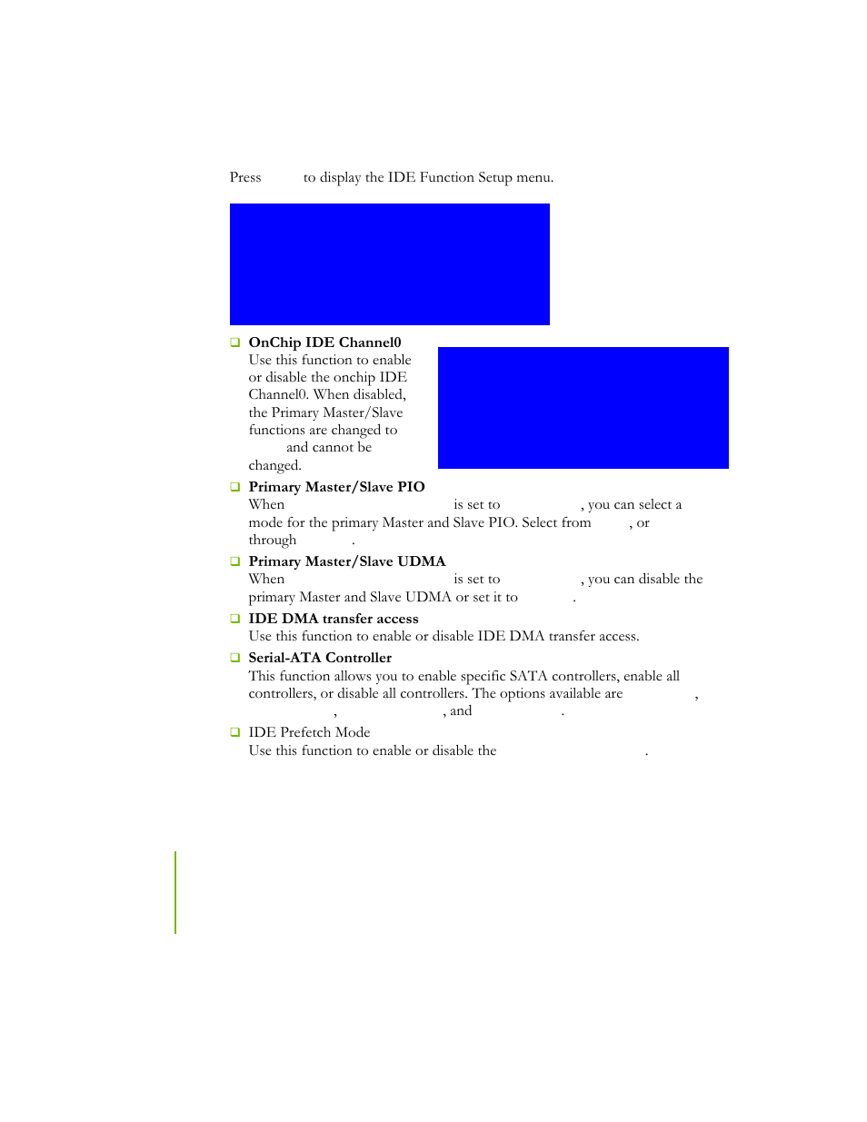 Ide function setup | EVGA NFORCE 780I SLI User Manual | Page 71 / 127