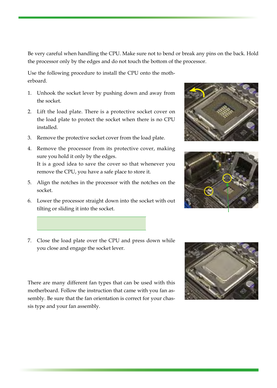 Installing the cpu, Installing the cpu fan | EVGA 750I SLI User Manual | Page 15 / 58