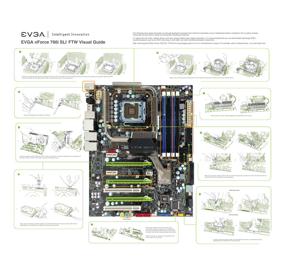 EVGA nForce 790i SLI FTW User Manual | 2 pages
