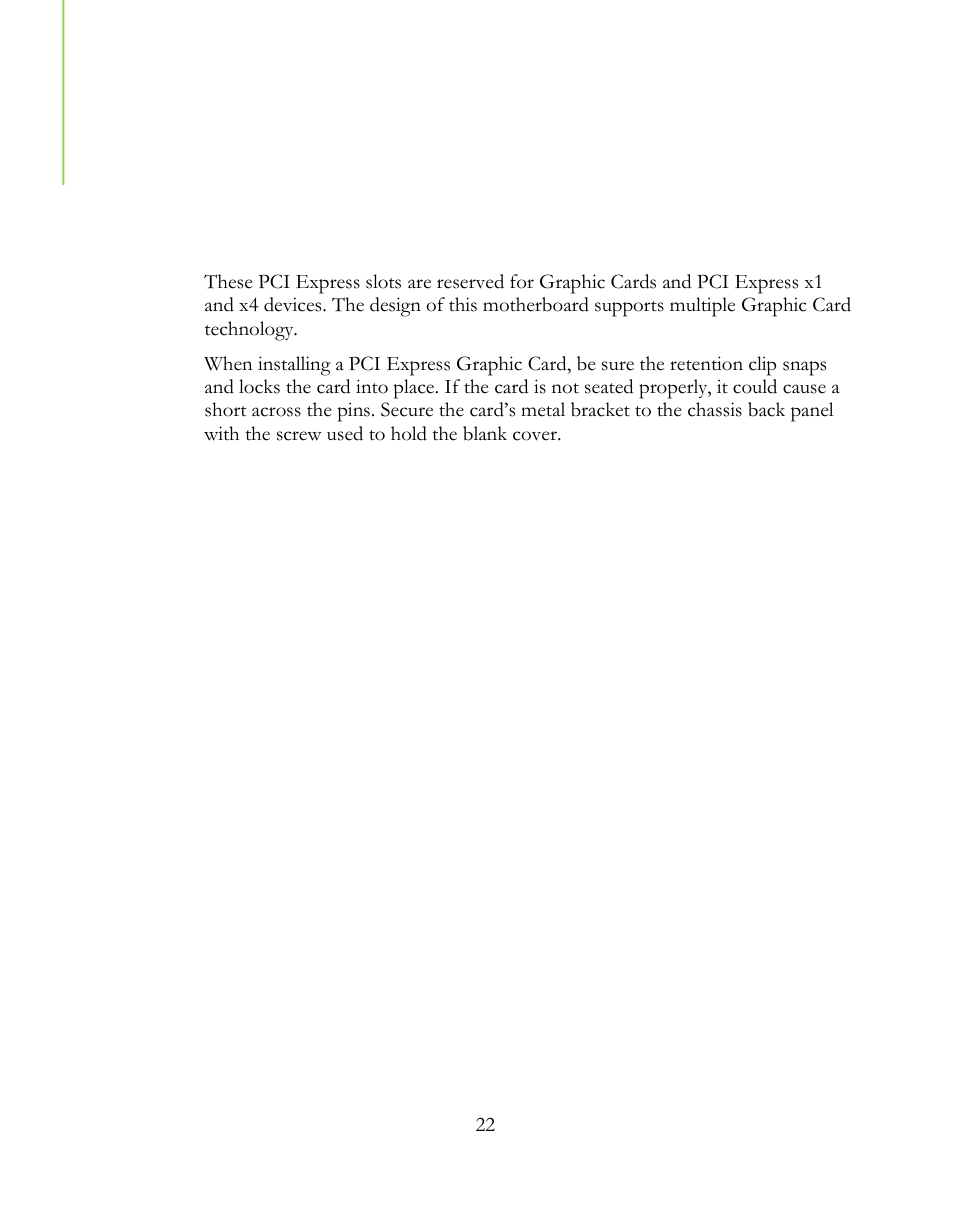 Expansion slots, Pci express x16/x8/x4 slots | EVGA 160-LF-E659 User Manual | Page 22 / 54