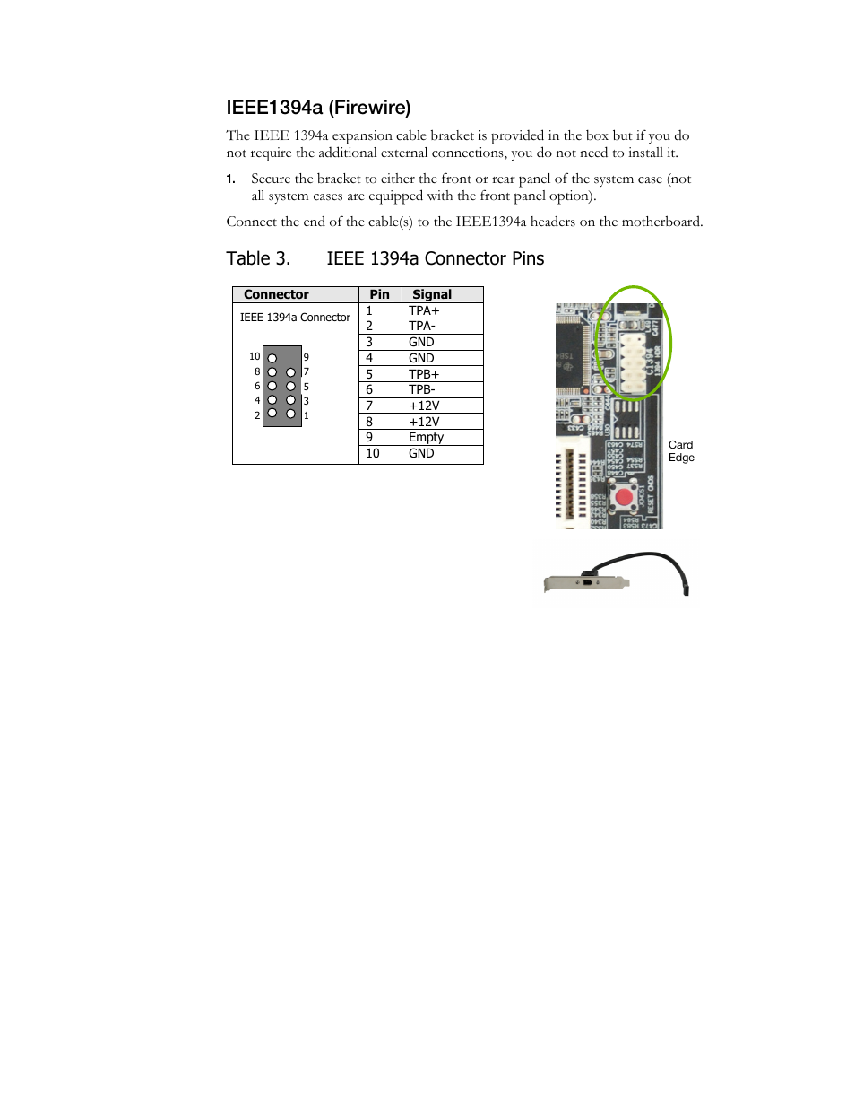 Ieee1394a (firewire) | EVGA X58 3X SLI User Manual | Page 27 / 75