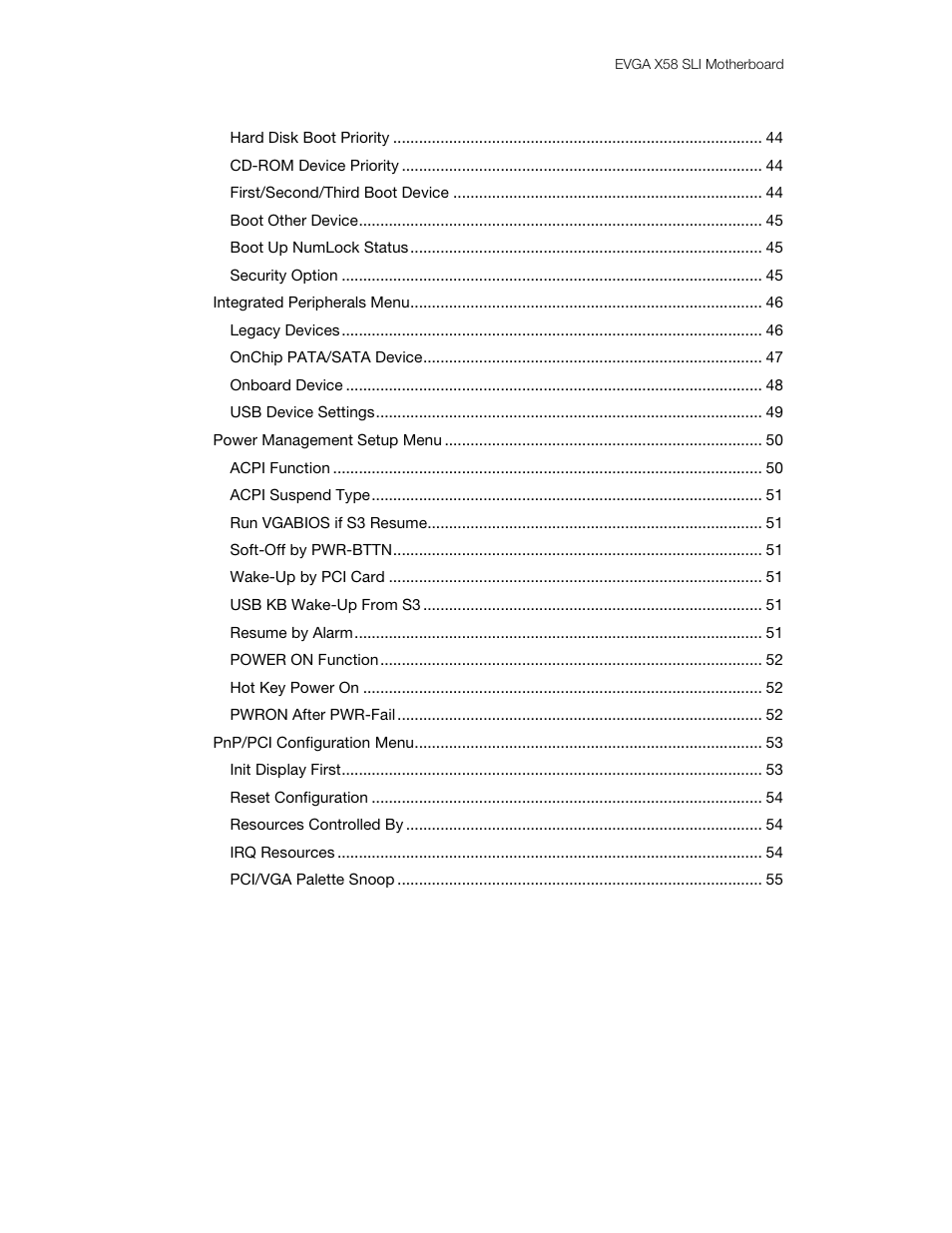 EVGA X58 3X SLI User Manual | Page 5 / 75