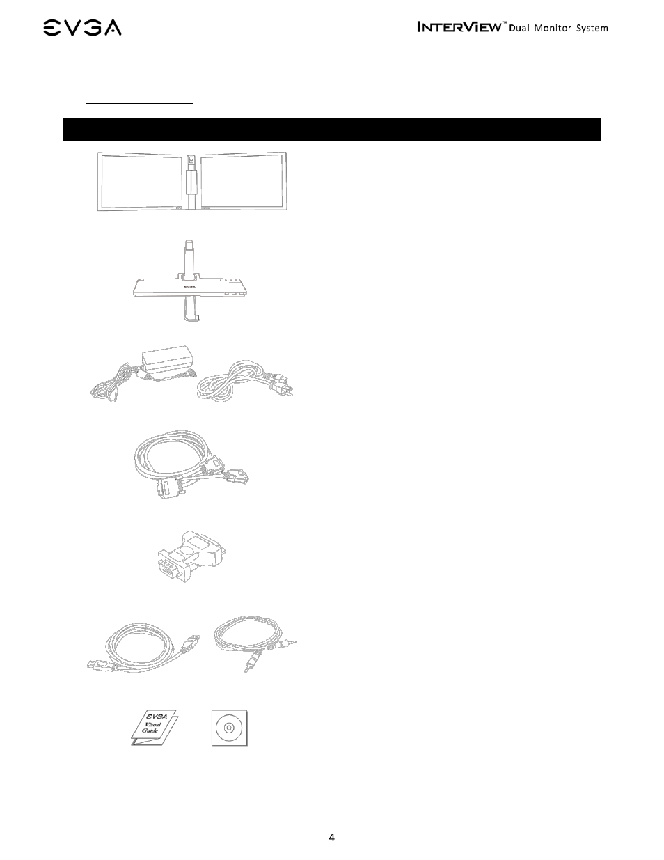 Product overview, What’s included | EVGA InterView 200-LM-1700 User Manual | Page 4 / 35