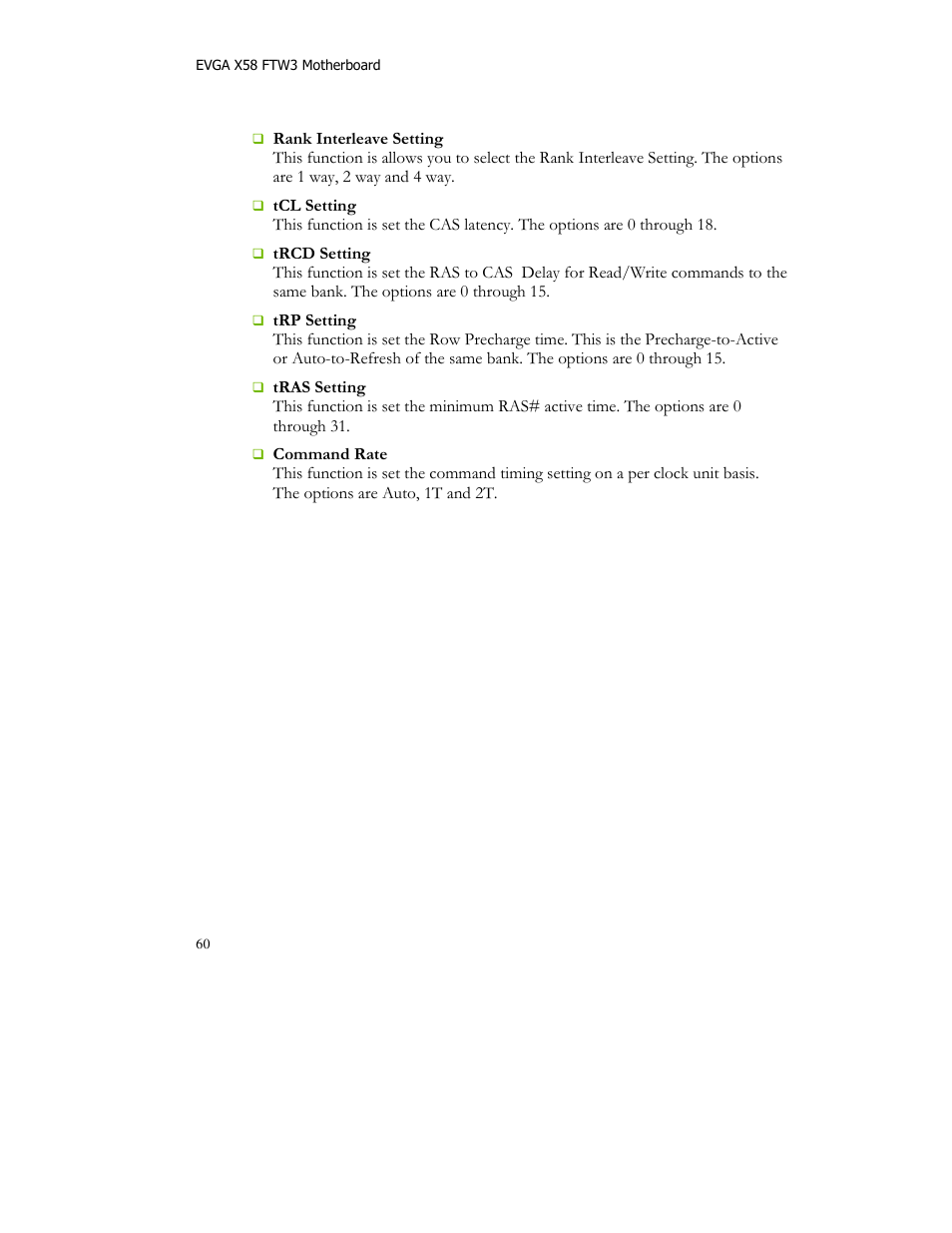 EVGA X58 FTW User Manual | Page 60 / 77
