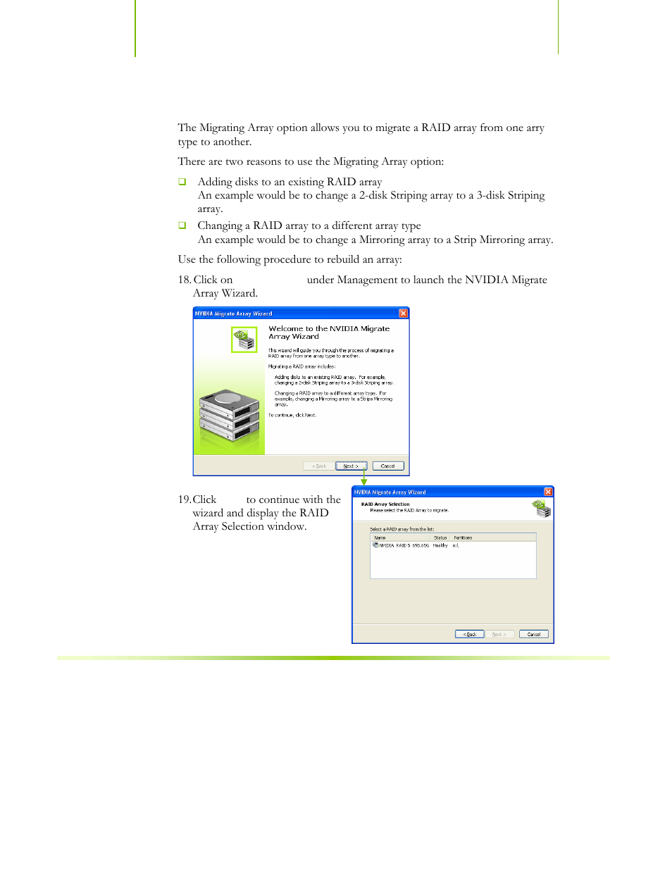 Migrating array | EVGA NFORCE 680I SLI 122-CK-NF68-XX User Manual | Page 144 / 170
